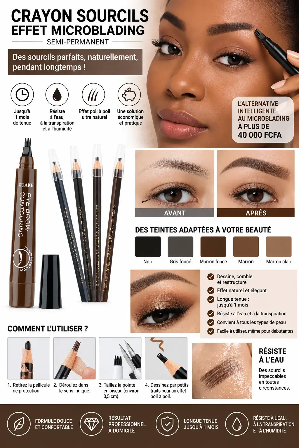 Crayon Sourcils Effet Microblading — image 1
